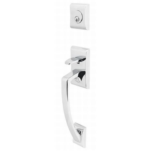 Bright Chrome Handleset 4827ORUS26, EMTEK, Mfr# 4827ORUS26